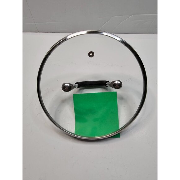 Glass Lid With Handle For Pots & Pans 6-1/8" Inner Lip 6-3/4" Outer Edge - Picture 6 of 6